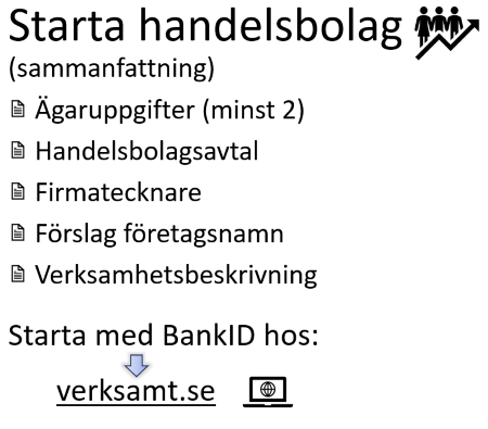 Starta handelsbolag